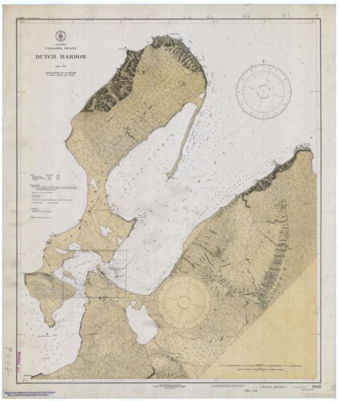 Dutch Harbor Alaska Map 1934 Hullspeed Designs