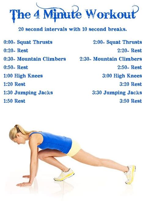 4 Minute Workout Gets The Metabolism Going In The Morning Fast