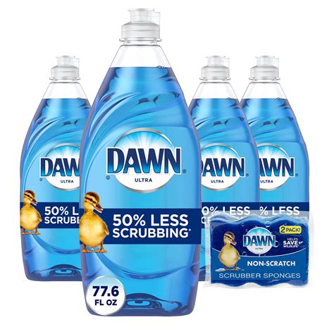 Buy Dawn Ultra Dishwashing Liquid Dish Soap 4x194 Fl Oz Non