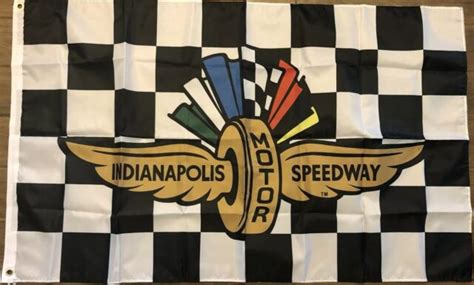 Indianapolis Motor Speedway Flag 3x5 Checkered Banner Racing Ims Ebay