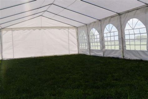 26 x 16 White Party Tent Canopy Gazebo