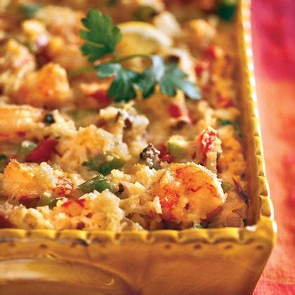 Mix macaroni, mushrooms and rest of ingredients in a 6 cup (1.6 l) buttered casserole. Cajun Shrimp Casserole Recipe | MyRecipes.com