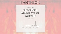 Frederick I, Margrave of Meissen Biography - Margrave of Meissen | Pantheon