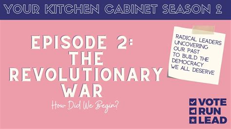 In this definition a kitchen cabinet meeting would simply be a meeting with these informal advisers. Your Kitchen Cabinet S2 E2 | The Revolutionary War: How ...