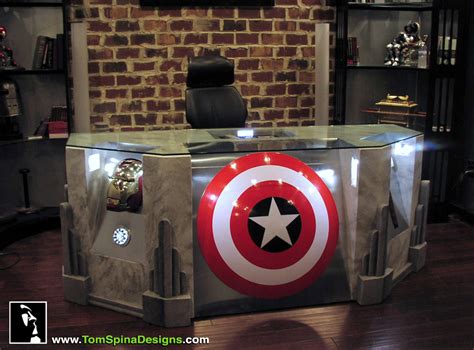 The Avengers Desk Movie Themed Furniture Tom Spina