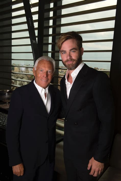 Giorgio Armani Honors Actor Chris Pine As Face Of Armani Code The