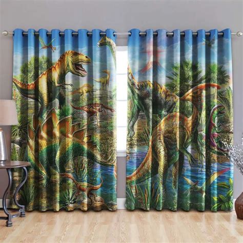Order Dinosaur Window Curtain From Brightroomy Now