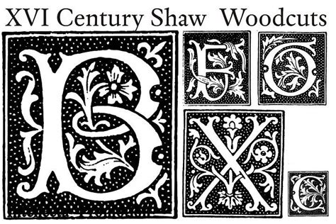 Free Xvi Century Shaw Woodcuts 1001 Fonts Dafonts Woodcut