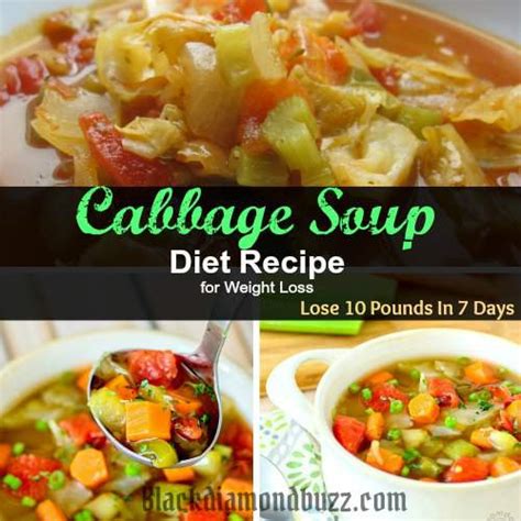 The Cabbage Soup Diet Plan Printer Friendly Version Original 7 Day