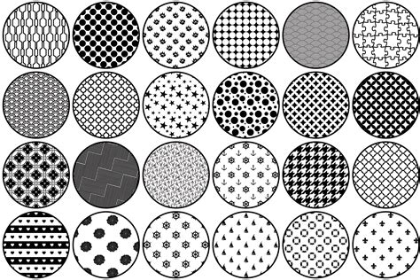 Black And White Circle Patterns