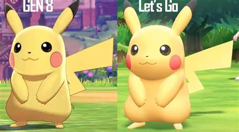 Pikachu Images Pokemon Lets Go Pikachu Difference