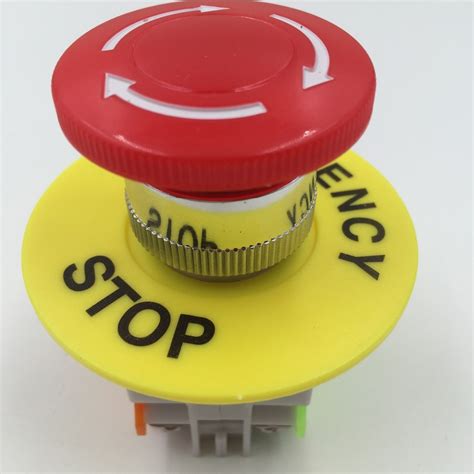 Red Mushroom Cap 2nc Dpst Emergency Stop Push Button Switch Ac 660v 10a