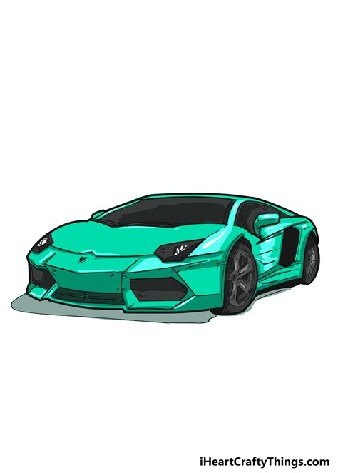 How To Draw A Lamborghini Step By Step