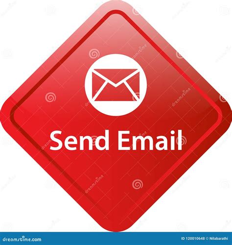Send Mail Icon Web Button Stock Illustration Illustration Of