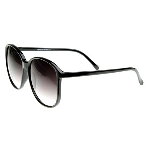 Womens Retro Fashion Large Oversize Round Mod P 3 Sunglasses Sunglassla