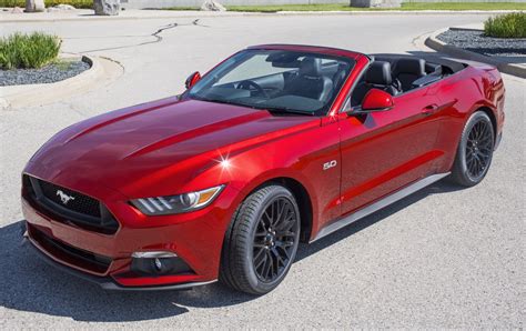Ruby Red 2016 Ford Mustang Gt Convertible Photo