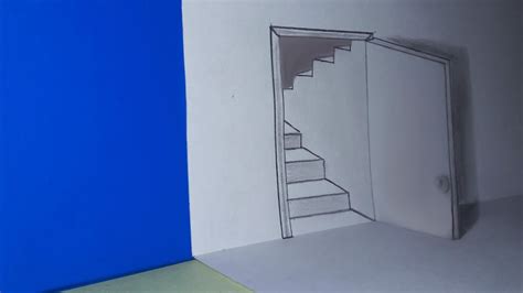 This video is about how to draw a room (revised video). The Door Illusion | How to Draw a 3D Door | 3D Magic ...