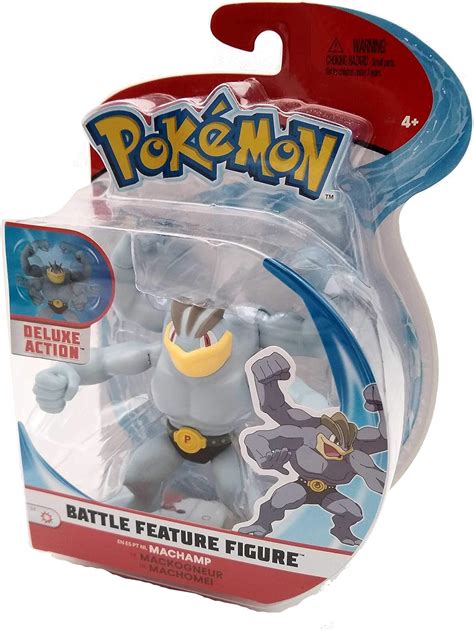 Wct Pokemon Action Figure Feature Machamp 10cm Battle Figure Original