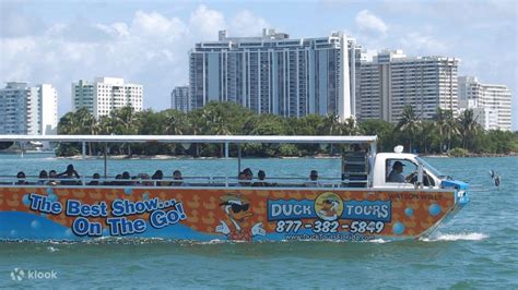 Join In Miami South Beach Duck Tour Sightseeing Cruise Klook United States