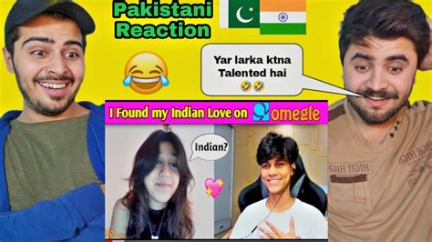 I Found My Indian Love On Omegle 😍 Pakistani Reaction Adarshuc Youtube