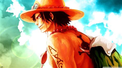 One Piece Ace Wallpapers On Wallpaperdog