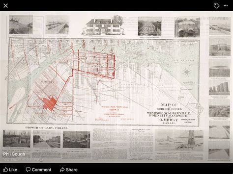 1920 Windsor Map Windsor Map Ford City Historical Maps