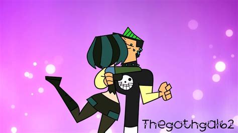 Total Drama Duncan And Gwen Kiss Fanart By Thegothgal62 On Deviantart