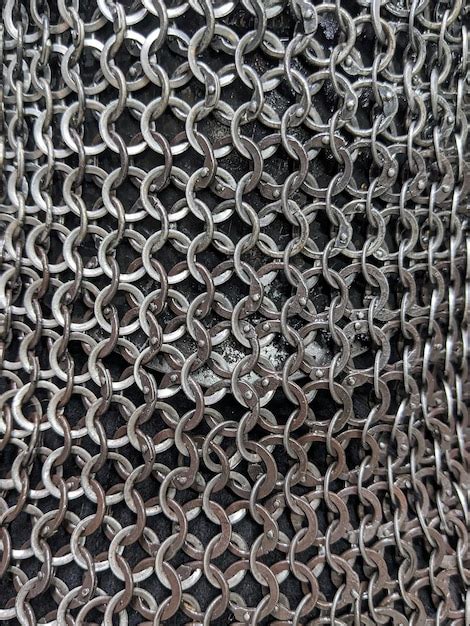 Premium Photo Metal Chain Mail For Knights Armor