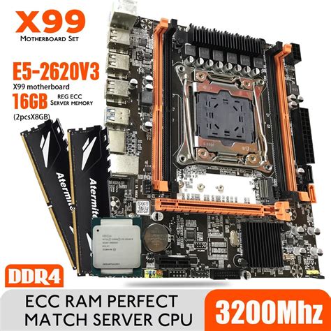 Kit Xeon Placa X99 Intel E5 2620 V3 16gb Ddr4 2666mhz