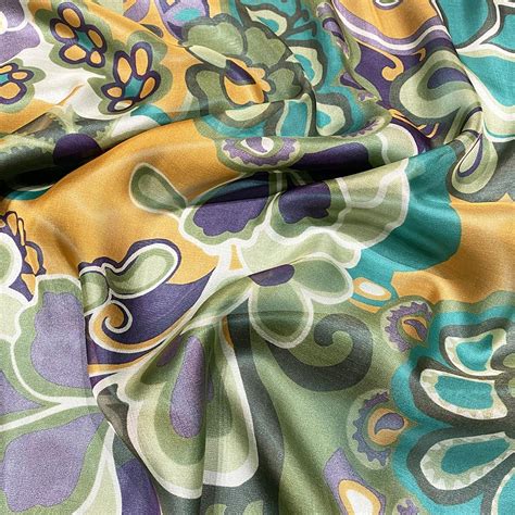 Printed Silk Chiffon Fabric Buy And Slay