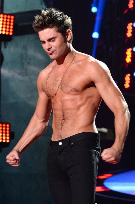 Zac Efron Ripped Torso And Bare Chested Naked Male Celebrities