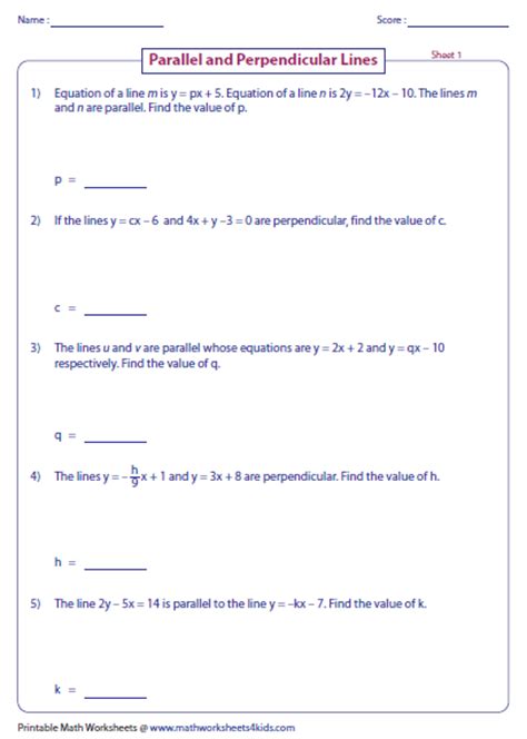 Mathworksheets4kids identifying inequalities answers : Mathworksheets4kids Intersecting Lines Answers - order of ...