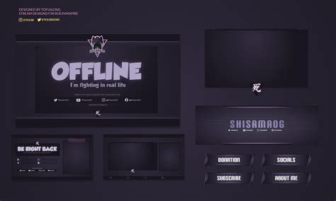 Twitch Packages For Streamers Overlays Scenes And More Behance