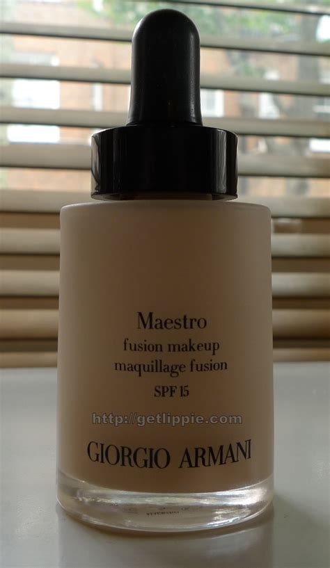 つのオイル Giorgio Armani Maestro Fusion Make Up Foundation Spf 15 3