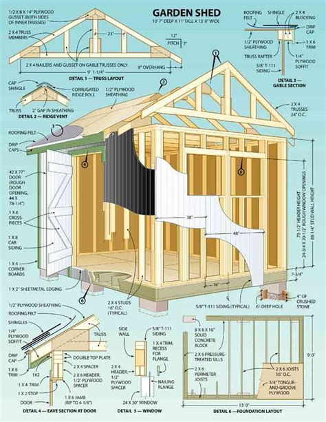 The instructions are broken down on how to build each part of this shed. Tool Sheds Plans : Storage Shed Plans-diy Introduction For ...