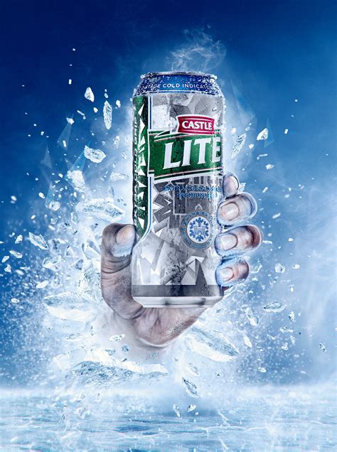 Castle Lite Extra Cold Grip Can On Behance