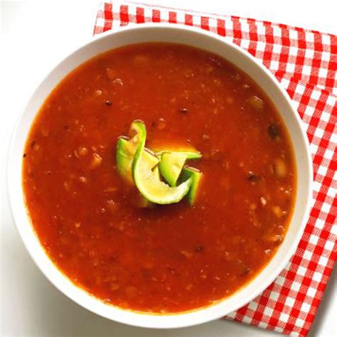 Spicy Tomato Soup Mexican Style