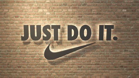 Logo Sign Nike Just Do It 3d Meshversionsoriginalquality