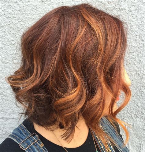 Copper Highlights For Auburn Bob Hair Color Auburn Brown Red Hair