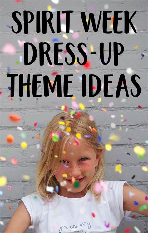 You can still have a spirit week for your school by practicing social distancing! Unique Spirit Week Dress-Up Ideas #SpiritWeek #DressUp in ...