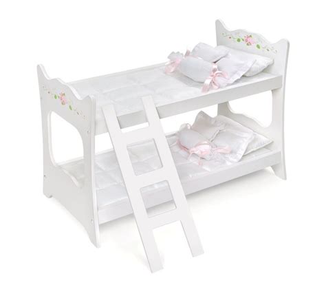Do you want to buy the best doll beds in 2020? Amazon: White Rose Doll Bunk Bed (Fits American Girl Dolls ...