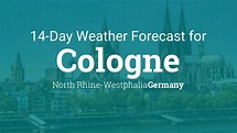 Cologne, North Rhine-Westphalia, Germany 14 day weather forecast