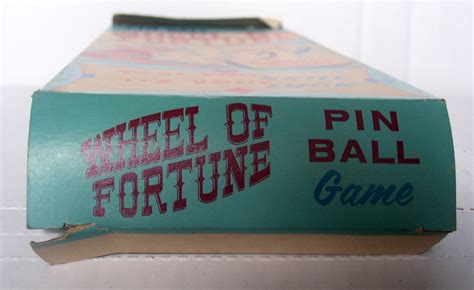 Louis Marx And Co Pin Ball Wheel Of Fortune Game Toy With Original Box