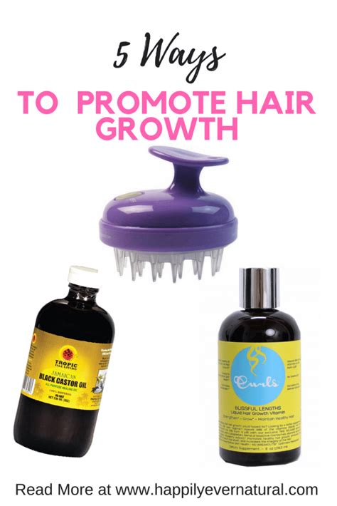 Caffeine can also help your hair to grow fast if you use it right, thousands of men and women who used caffeine got amazing hair growth and strengthen results. 5 Ways to Promote Hair Growth - Happily Ever Natural