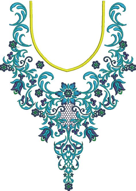 Arabic Neck Embroidery Designs 56