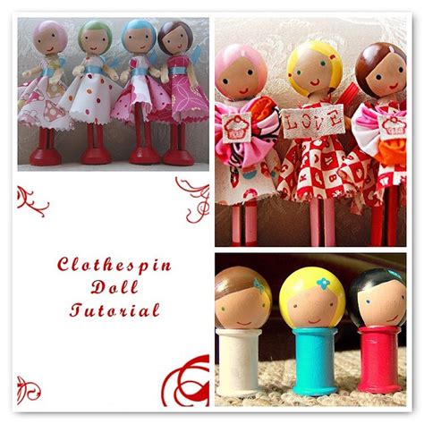 Clothespin Doll Tutorial At The Blog Clothespin Dolls Doll Tutorial