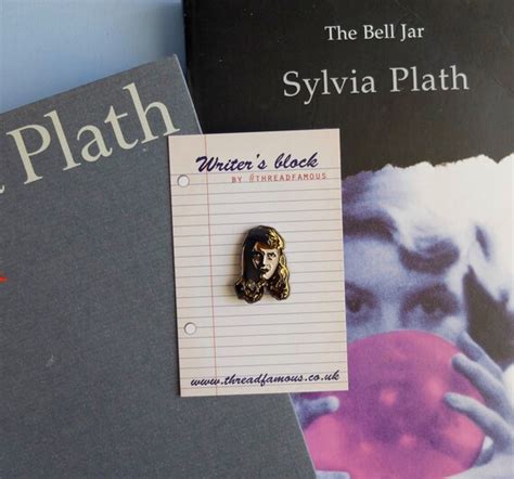 1 Sylvia Plath Pin Enamel Pin Badge Author Poet The