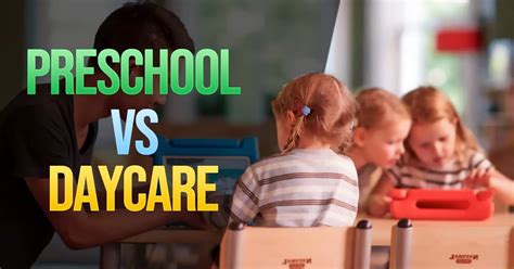 Preschool Vs Daycare Do They Offer The Same Educational Value