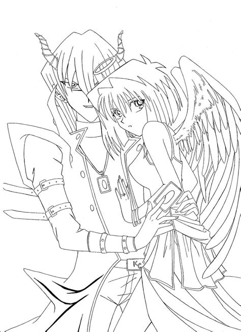 A Demon And His Angel By Cleopatrawolf On Deviantart