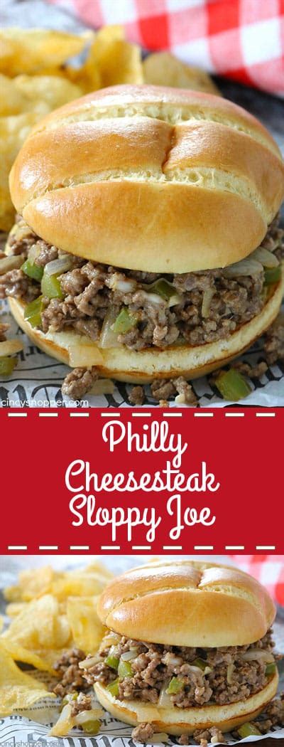 Rate it season with salt, pepper and steak seasoning. Philly Cheesesteak Sloppy Joes - CincyShopper